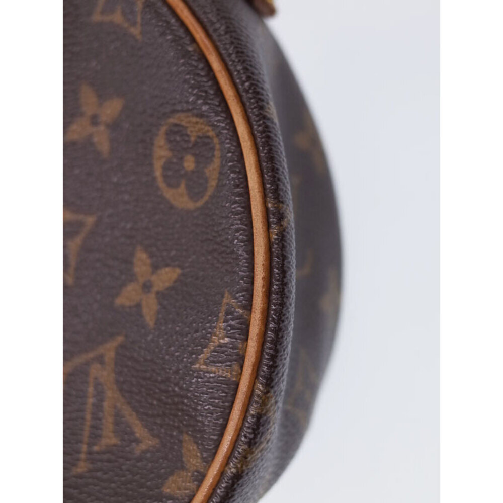 Louis Vuitton Monogram Leather Brown Tan Blanc White Shoulder Bag - Picture 8 of 8